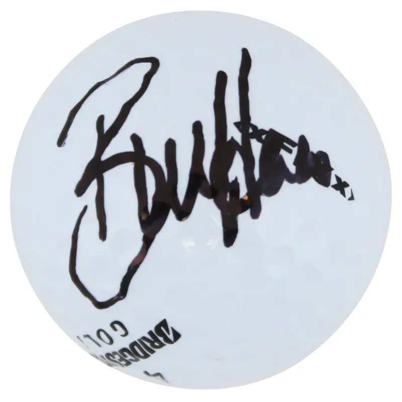 Bill Haas Authentic Signed Bridgestone WM Open Logo Golf Ball BAS #AC33607