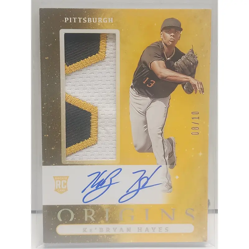 Ke'Bryan Hayes 2022 Panini Origins Jumbo Patch Auto #8/10