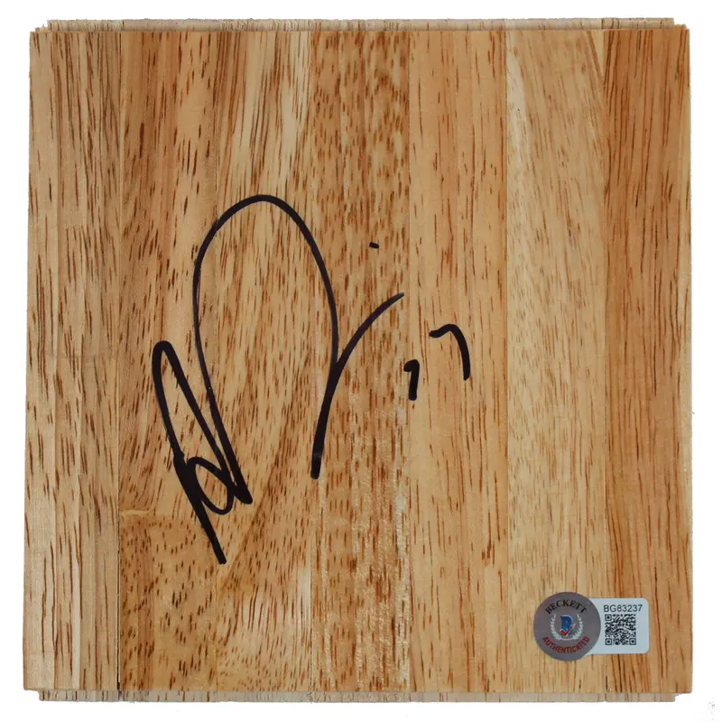Lakers Anthony Davis Authentic Signed 6x6 Floorboard Autographed BAS #BG83237