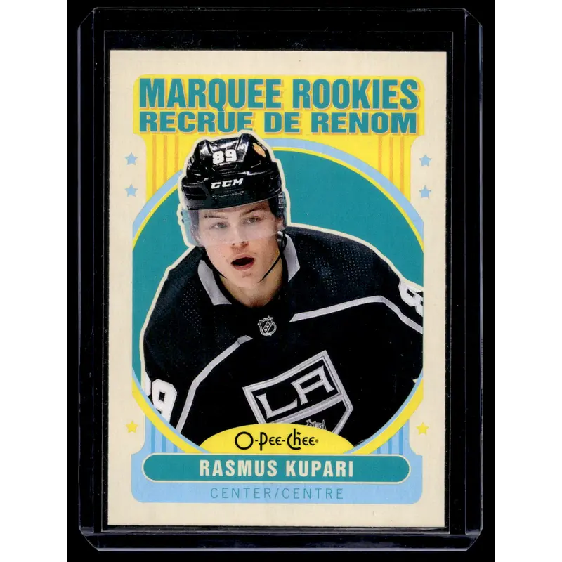 2021-22 O-Pee-Chee - Retro Blank Backs - Marquee Rookies - Rasmus Kupari #532 RC