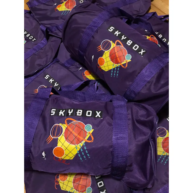 Vintage Deadstock 90s NBA Skybox Trading Cards Mini Duffle