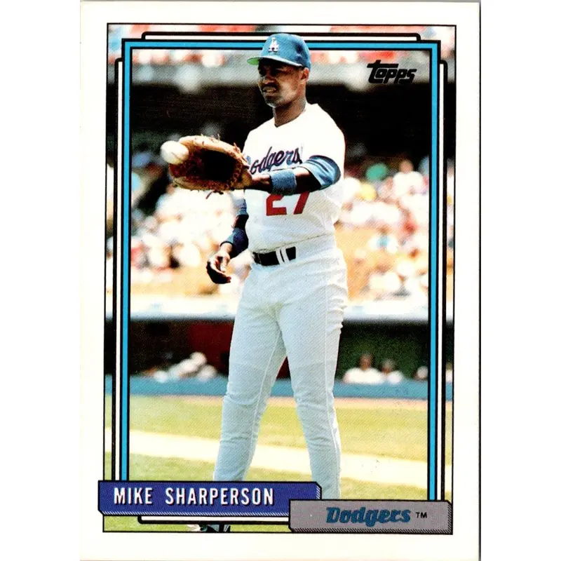 1992 Topps Gold Mike Sharperson #627