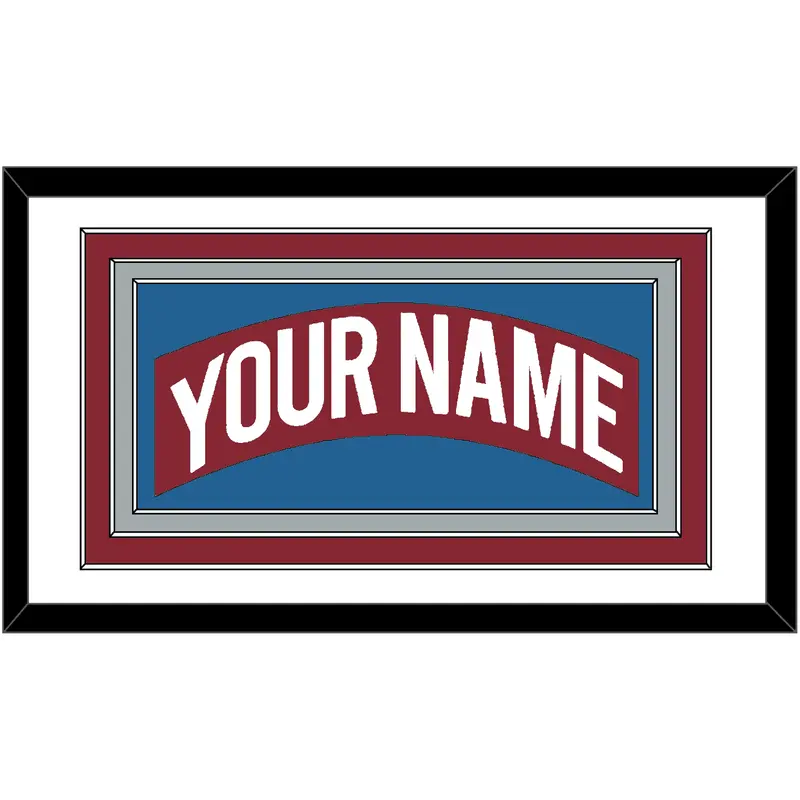 Colorado Nameplate - Road Burgundy (1995-1996) - Triple Mat 1