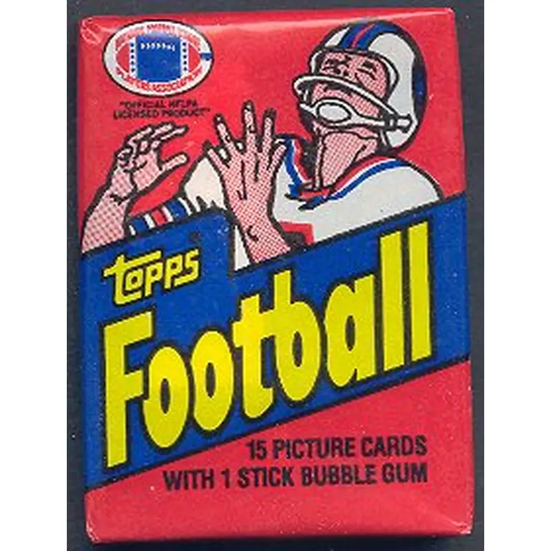 1982 Topps Football Unopened Wax Pack