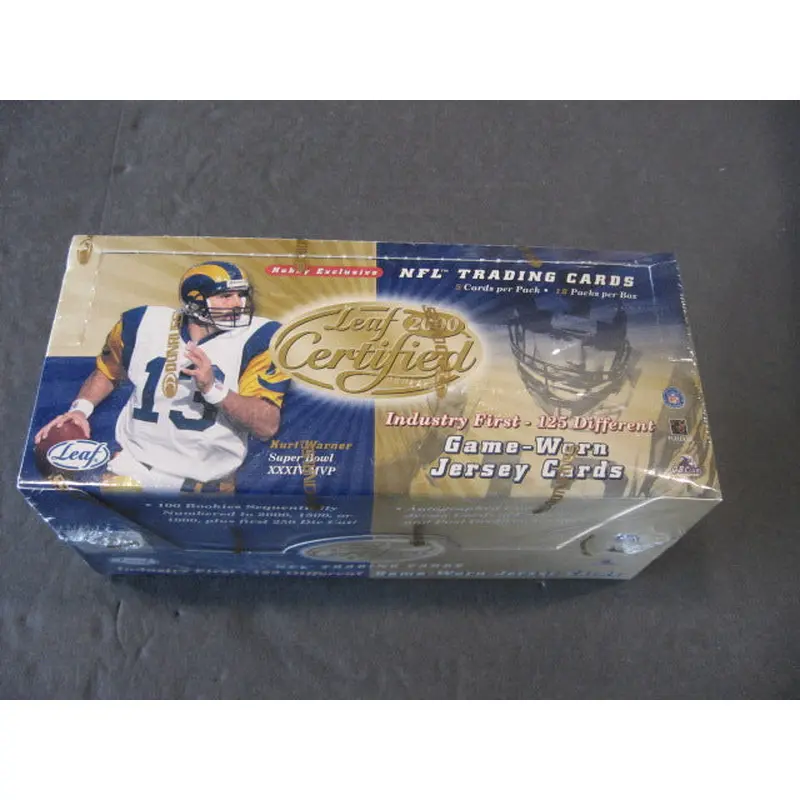 2000 Leaf Certified Football Box (Hobby) (18/5)