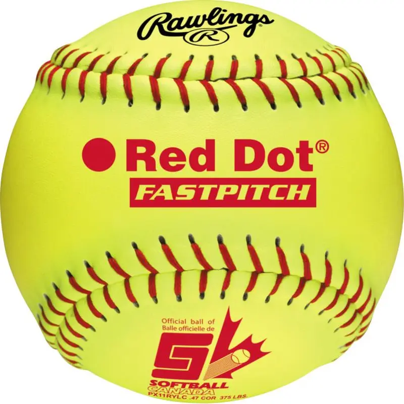 Rawlings Red Dot 12" Softball - Dozen