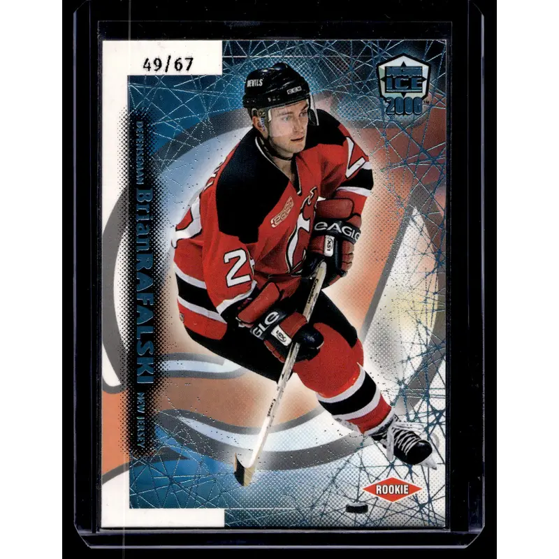 1999-00 Pacific Dynagon Ice Blue - Brian Rafalski #148 /67 RC