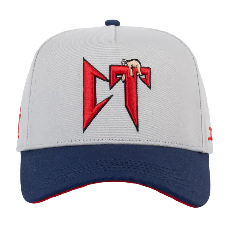 JC HATS CT NATAEL CANO CORRIDOS TUMBADOS GREY NAVY SNAPBACK HAT 1844 GRAYNVY