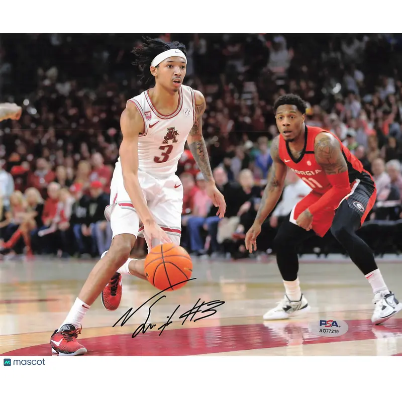 Nick Smith Jr. Signed 8x10 PSA Arkansas Razorbacks