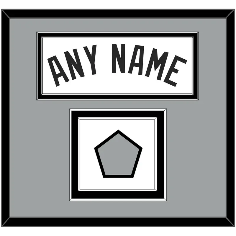 San Antonio Name & Finals Patch - Home White (1989-2002) - Double Mat 3