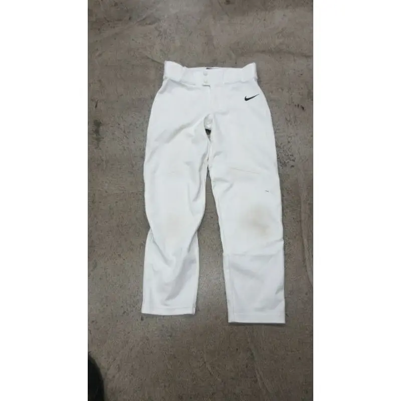Used Nike Vapor Youth Large White Open Bottom Baseball Pants