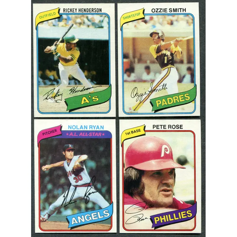1980 Topps Baseball Complete Set EX/MT NM (726) (24-646)
