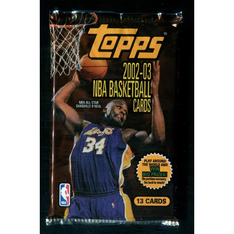 2002/03 Topps Basketball Unopened Pack (13)