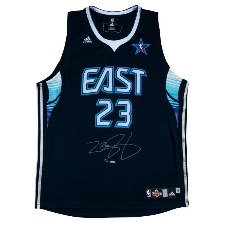 Lebron James Signed Game Model 2008-09 All Star Game Jersey Upper Deck UDA COA