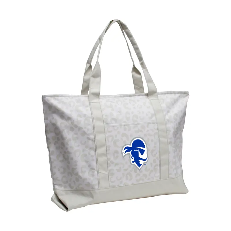 Seton Hall Leopard Pattern Tote