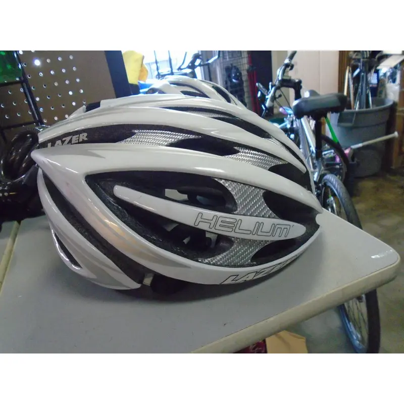Used Lazer Helium Size M/L Bicycle Helmet