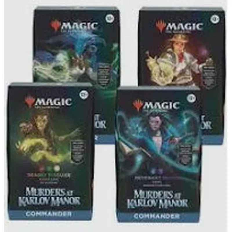 Magic The Gathering Murders at Karlov Manor Commander Deck - 4 Deck Set