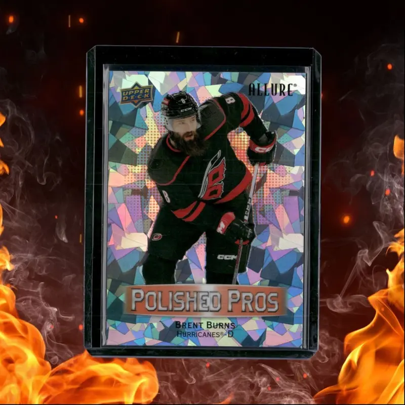 2023-24 Upper Deck Allure Brent Burns Polished Pros - Orange 049/399 #PP-22