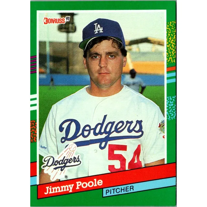 1991 Donruss Jimmy Poole #655 Rookie