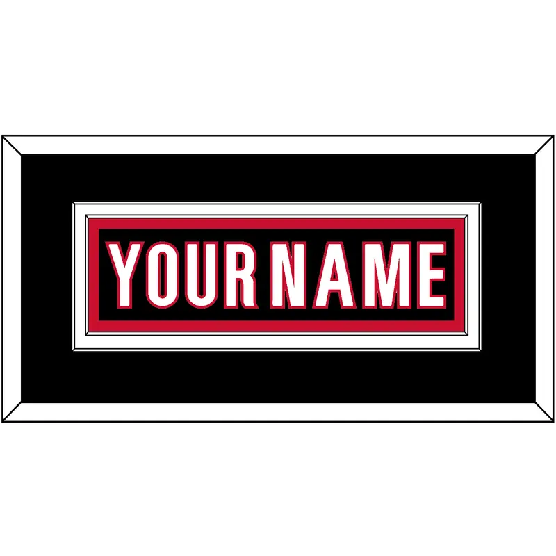 Carolina Nameplate - Alternate Black - Double Mat 3