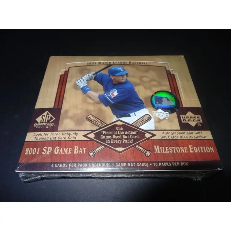 2001 Upper Deck SP Game Bat Milestone Edition Baseball Box (Hobby)