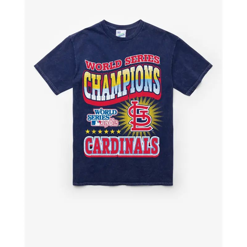 ST. LOUIS CARDINALS COOPERSTOWN WORLD SERIES LOCKER VINTAGE '47 TUBULAR TEE