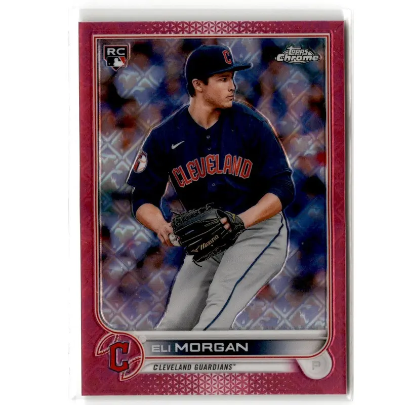 2022 Topps Chrome Logofractor Edition Eli Morgan #14 Rookie