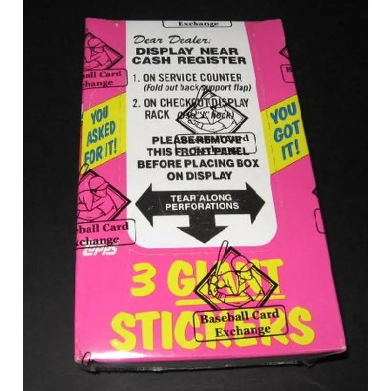 1986 Topps Garbage Pail Kids Series 1 Giant Unopened Box (Authenticate)