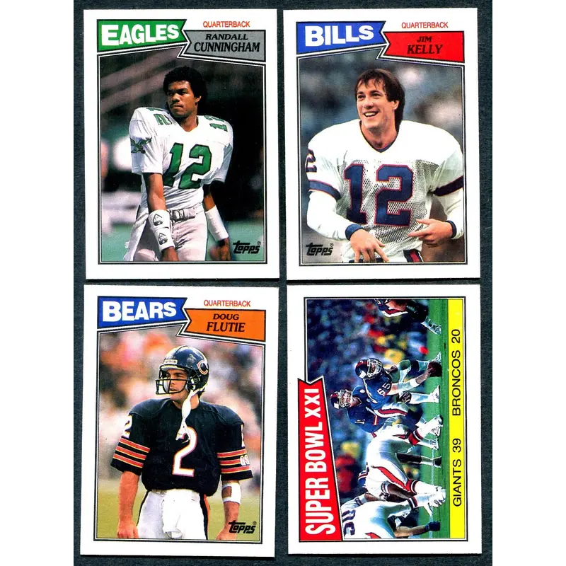 1987 Topps Football Complete Set NM (396) (24-537)