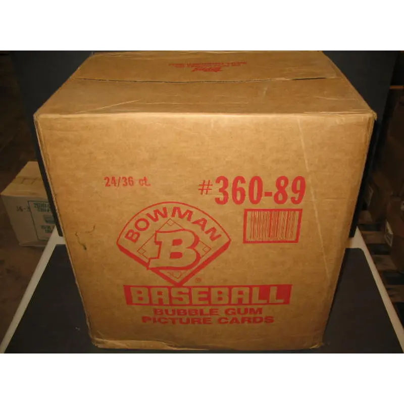 1989 Bowman Baseball Unopened Wax Case (24 Box) (Authenticate)