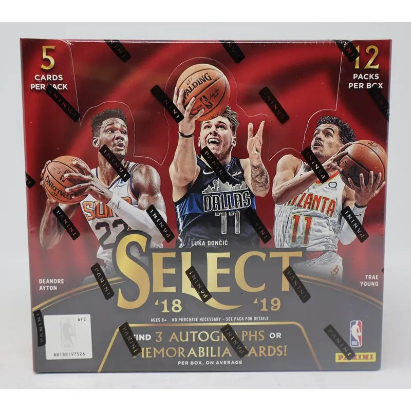 2018/19 Panini Select Basketball Box (Hobby) (12/5)