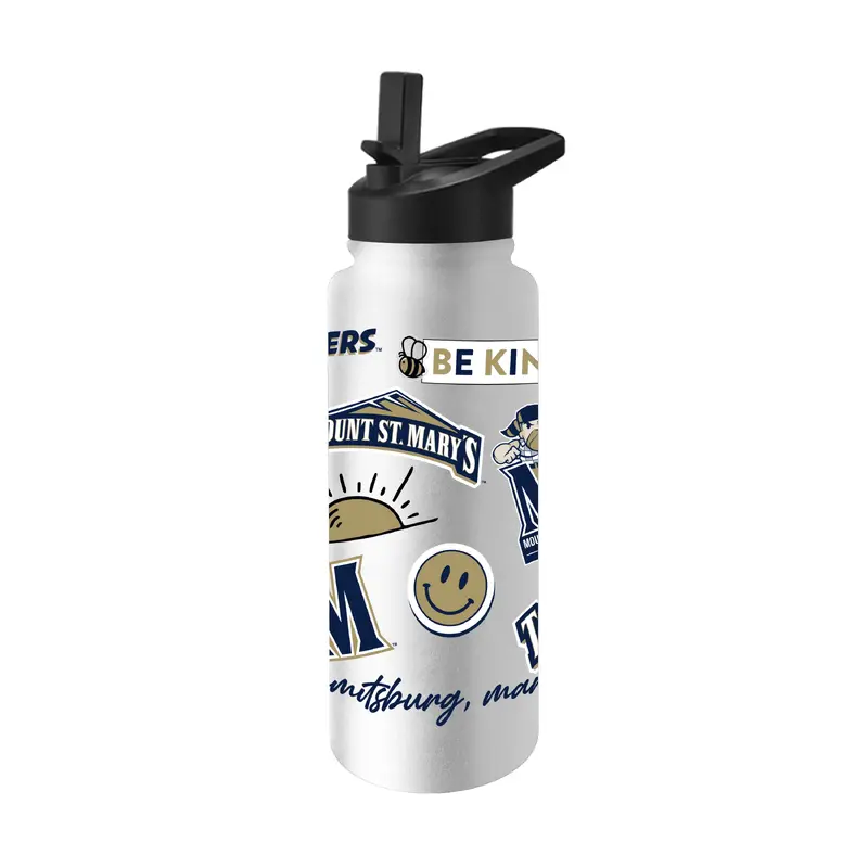 Mount St. Marys University 34oz Native Quencher Bottle