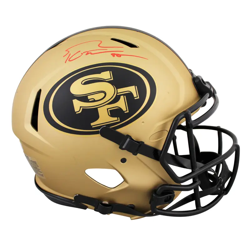 49ers George Kittle Signed Rave Full Size Speed Proline Helmet BAS Witnessed