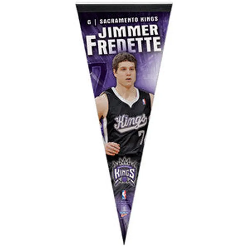 Jimmer Fredette "Action" Sacramento Kings Premium Felt Collector's Pennant - Wincraft