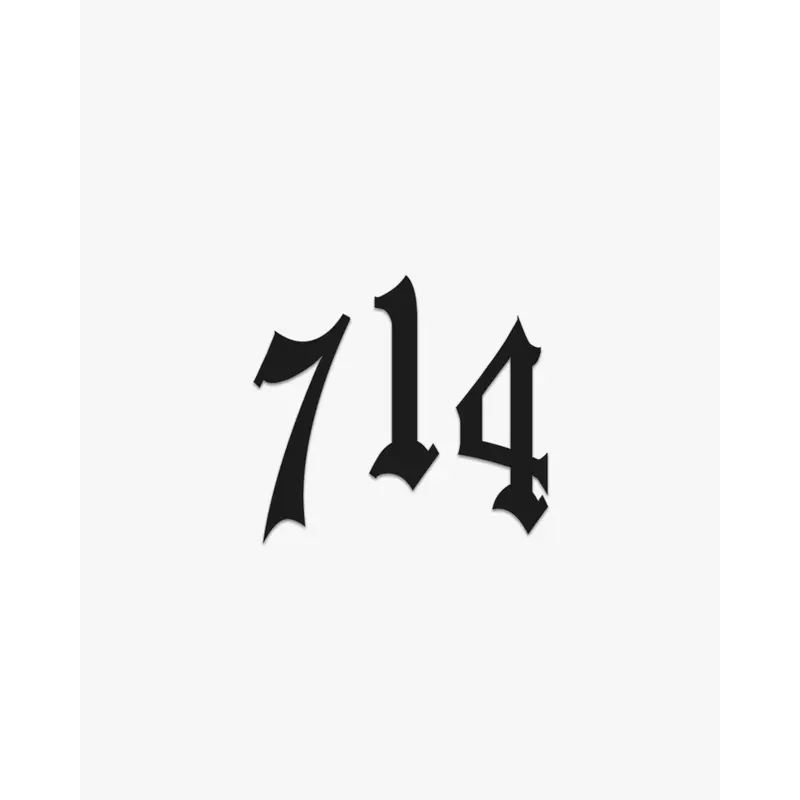 THE (714) VANQUISH PREMIUM DECAL