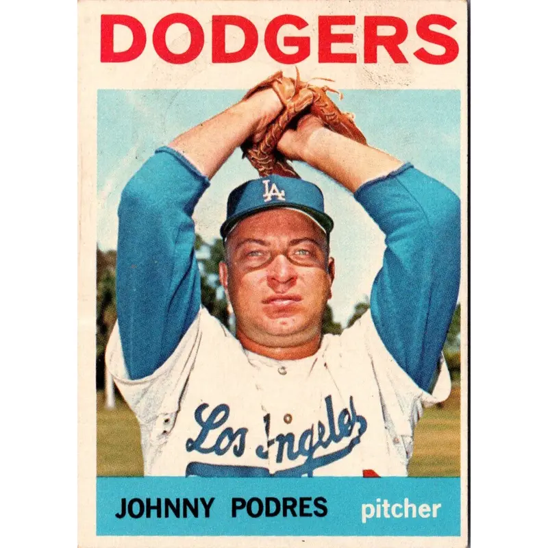 1964 Topps Johnny Podres #580 EX