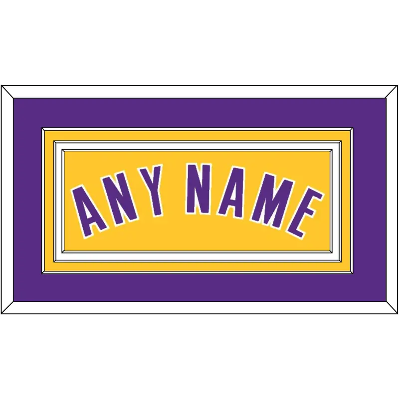 Los Angeles Name - Home Yellow (1999-2018) - Triple Mat 3