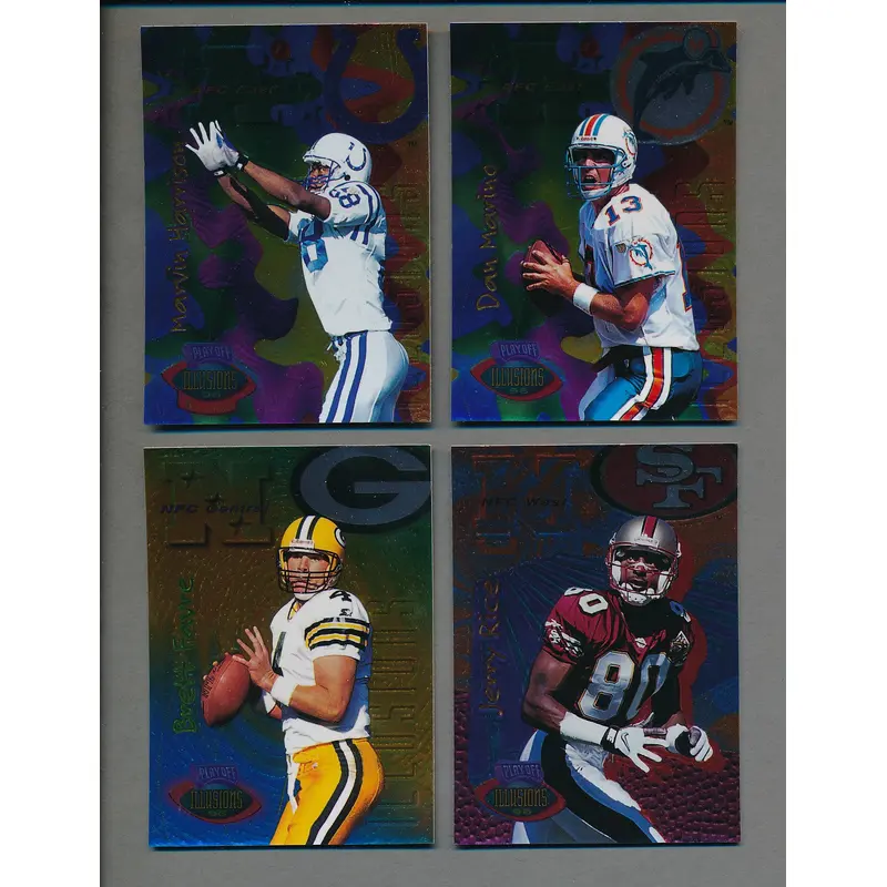 1996 Playoff Illusions Football Complete Set (120) NM/MT MT