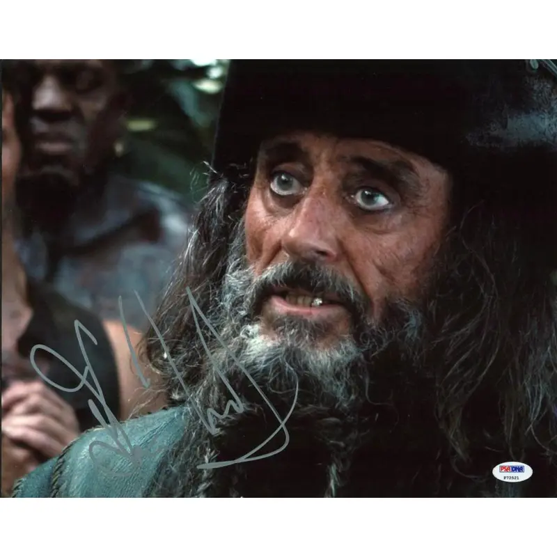 Ian Mcshane Pirates Signed Authentic 11X14 Photo Autographed PSA/DNA #P72521