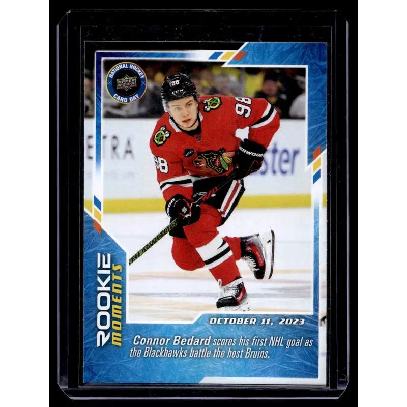 2024 Upper Deck National Hockey Card Day - Rookie Moments - Connor Bedard #NHCD-31