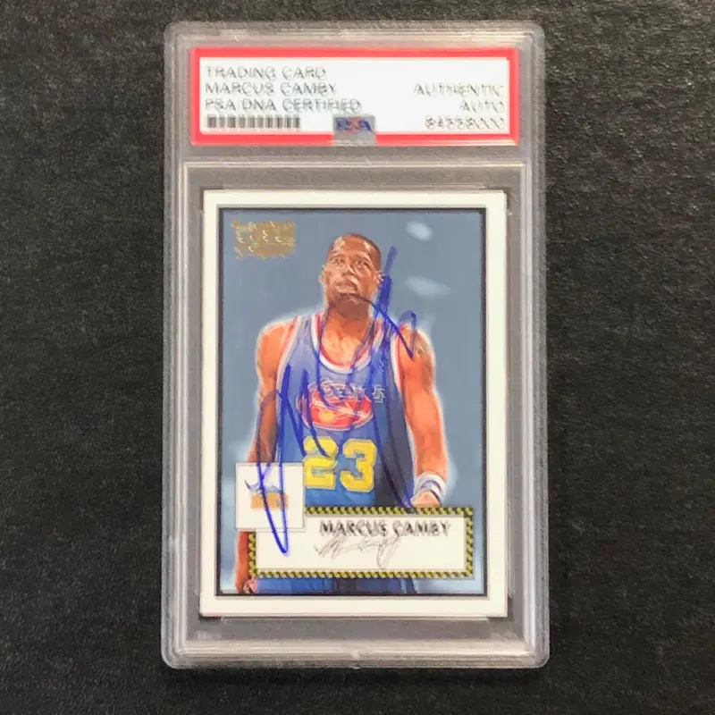 2005-06 Topps '52 Chrome #106 Marcus Camby Signed AUTO PSA Slabbed Nuggets