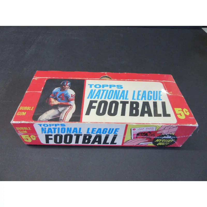 1963 Topps Football 5 Cent Empty Display Box