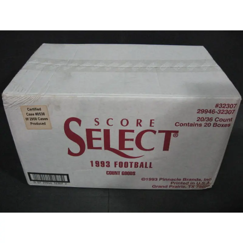 1993 Score Select Football Case (20 Box)