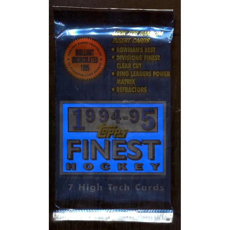 1994/95 Topps Finest Hockey Unopened Pack (7)