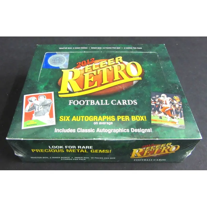 2012 Fleer Retro Football Box (Hobby) (2/10/5)