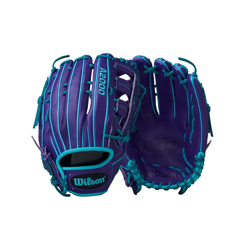 2025 Wilson A2000 13" Utility Slow Pitch Glove Right Hand Throw - Purple / Teal