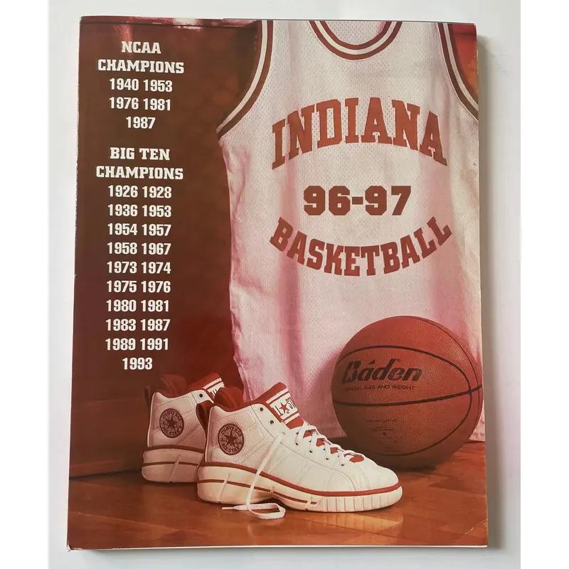 1996-97 Indiana University basketball media guide
