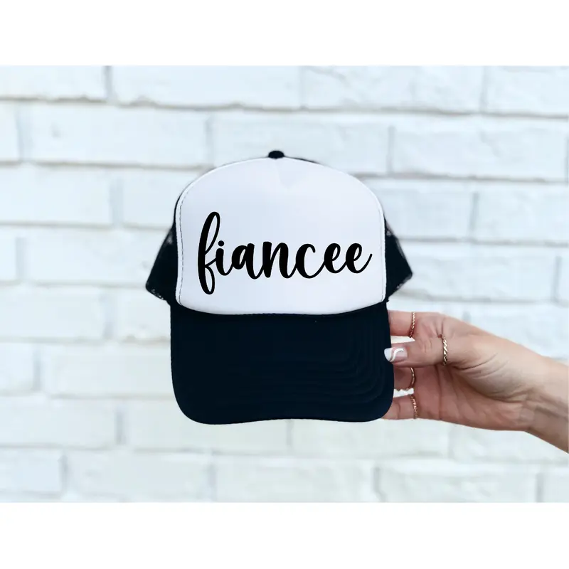 Fiancee DTF Printed Trucker Hat