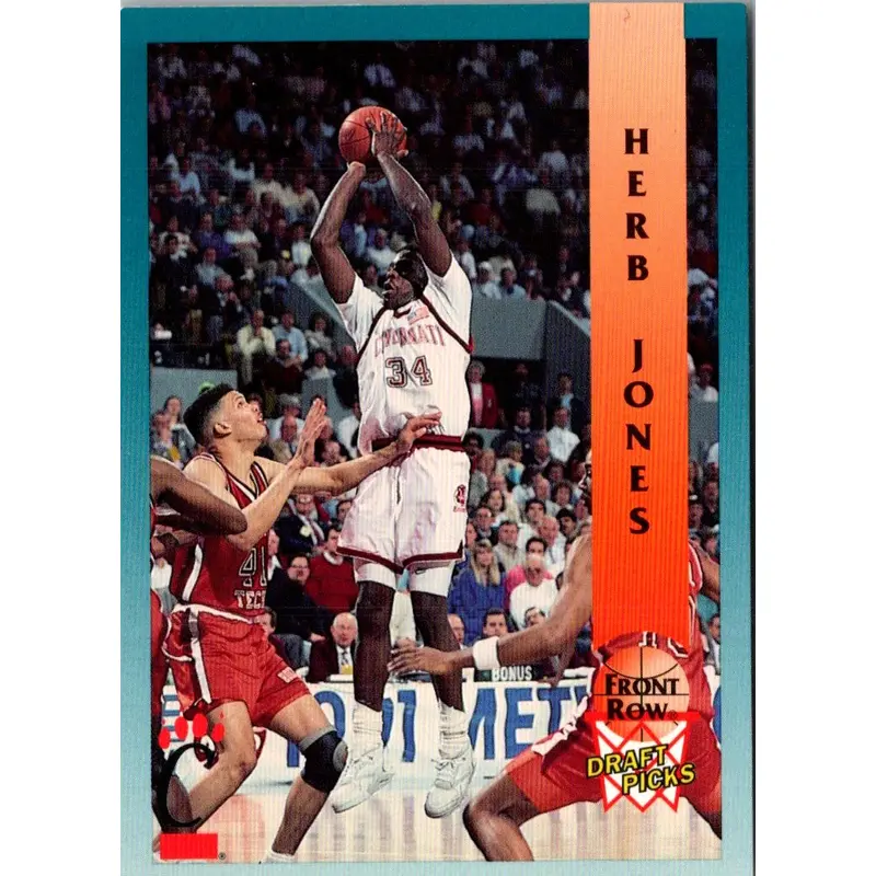 1992 Front Row Draft Picks Herb Jones #34
