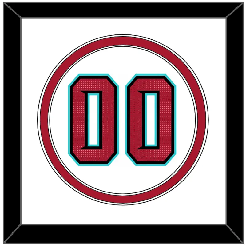 Arizona Number - Home White - Double Mat 2
